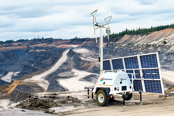 solar trailer monitoring